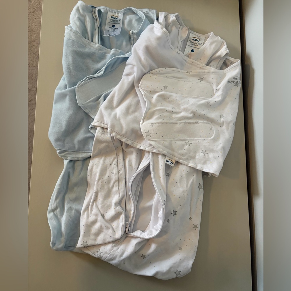 HALO 100% Cotton Sleepsack Swaddle set of 2
